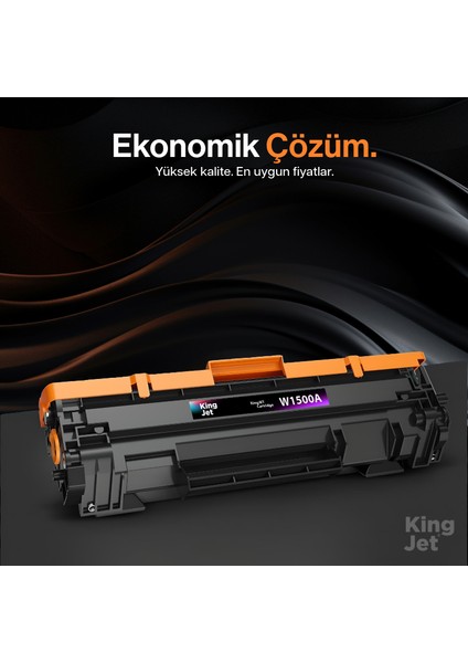 Kingjet® 150A / W1500A 4'lü Paket - Hp Uyumlu Çipli Muadil Toner fırsatları