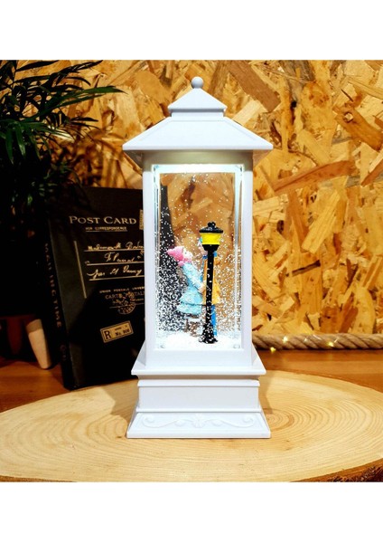 Sokak Lambası Romantik Aşıklar Işıklı Kule Kar Küresi fiyatları