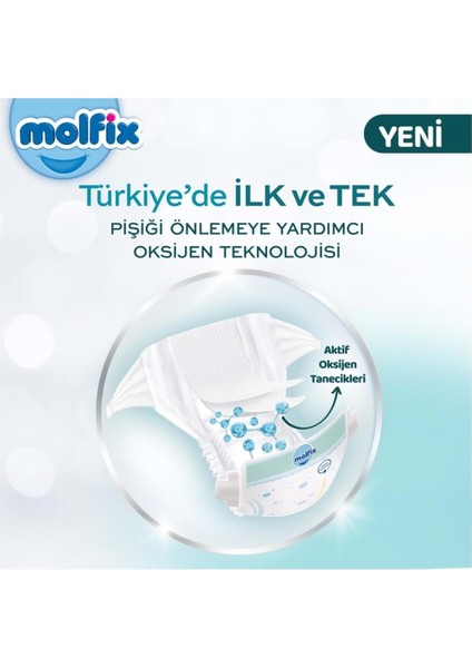 Molfix Premium Bebek Bezi Ultra Fırsat Paketi 3 Beden 4-9 kg 94 Adet
