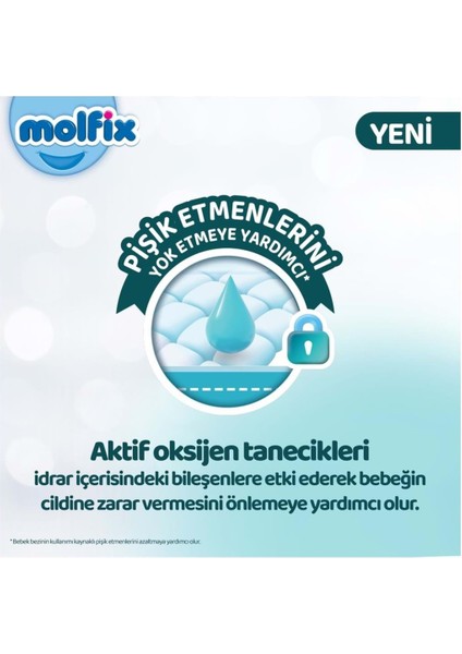 Molfix Premium Bebek Bezi Ultra Fırsat Paketi 3 Beden 4-9 kg 94 Adet