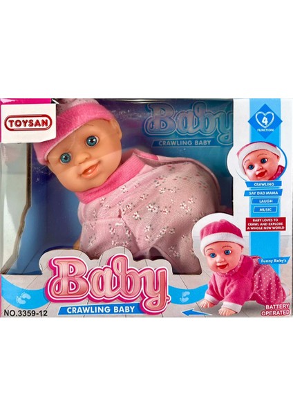 Pilli Emekleyen Sesli Bebek fırsatları