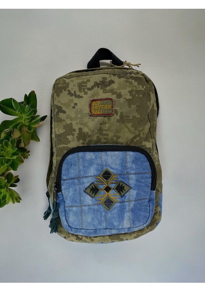 Mini Vintage Disayn Sırt Günlük Gezi Çantası Winter Mubia 19 cm x 34 cm