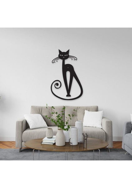 Kedi Duvar Stickerı