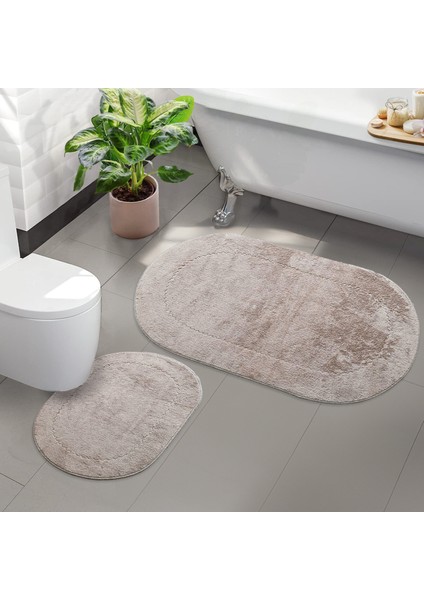2'li Rixos Vizon Kaymaz Taban Banyo Paspası & Halısı Seti