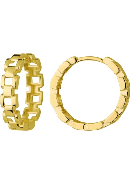 14 Ayar Altın Halka Küpe 4,51 gr