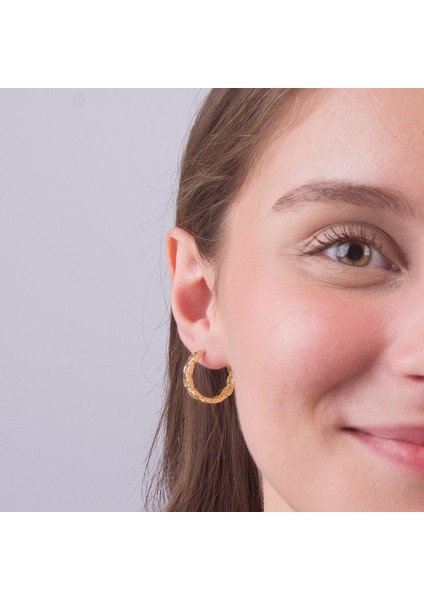 14 Ayar Altın Halka Küpe 4,51 gr fırsatları