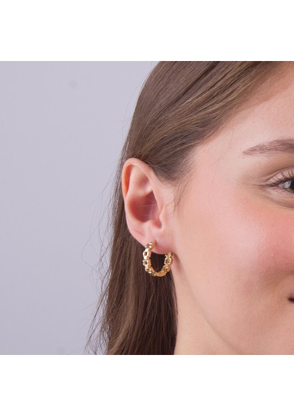 14 Ayar Altın Halka Küpe 4,51 gr indirimleri