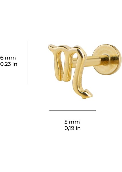 Akrep Burç Piercing