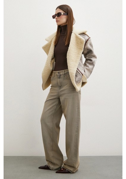 Yüksek Bel Wide Leg Jean Taş modelleri