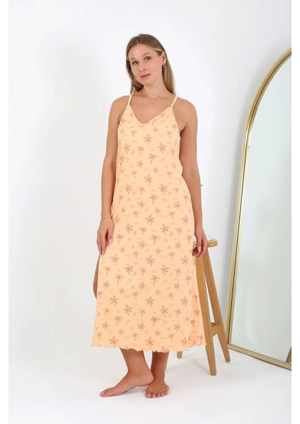 Kadın Büyük Beden Ip Askılı Uzun Gecelik 12110 fiyatları