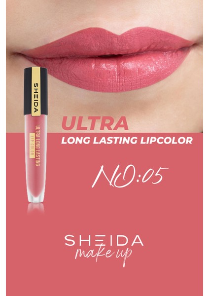 Ultra Long Lasting Lip (Kalıcı Sıvı Ruj) No:05