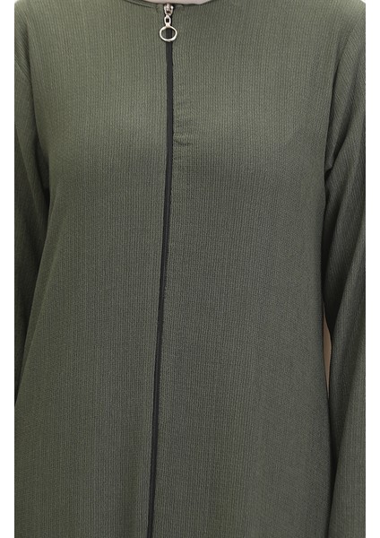 Eteği Fırfırlı Ferace 5109-03 Haki fırsatları