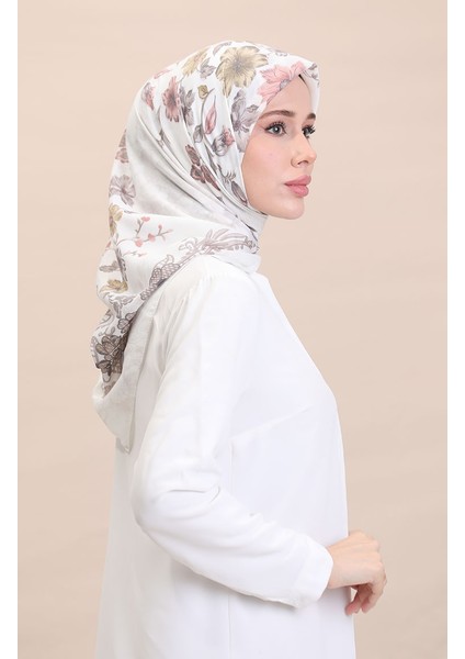 Desenli Eşarp Cvs-01 Krem Kahverengi fiyatları