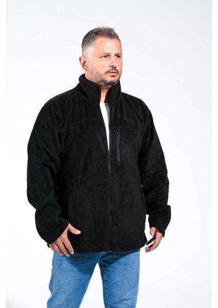 Termal Özellikli 3 Adet Fermuar Lı Cep Li S - 8xl 11 Beden 3 Renk Polar Ceket