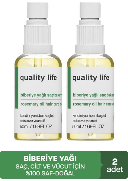 2 Adet Saç Bakım Yağı Complex - Biberiye Yağı Hindistan Cevizi Argan Lavanta Jojoba Yağı Saç Bakımı Kepeğe Karşı - Bitkisel Vücut Yağı