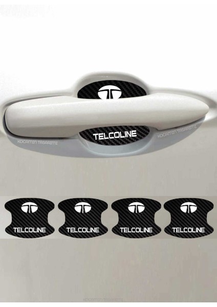 Tata Telcoline Için Özel Tasarım Karbon Kaplama Kapı Içi Çizik Önleyici Şık Folyo Seti Telcoline Yazılı fiyatları