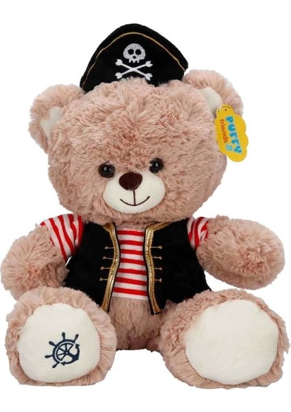 4738 Peluş Ayı Korsan Elbiseli 32 cm -Sunman
