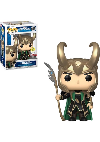 Pop Marvel Avengers Loki With Scepter Special Edition