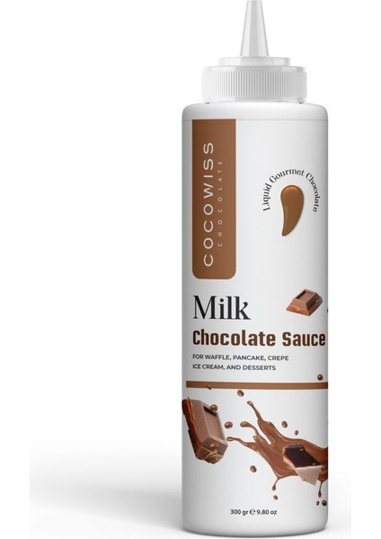 Cocowiss Chocolate Sütlü Çikolata Sos 300 gr