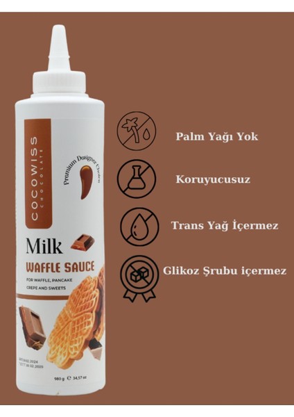 Cocowiss Chocolate Sütlü Çikolata Sos 300 gr