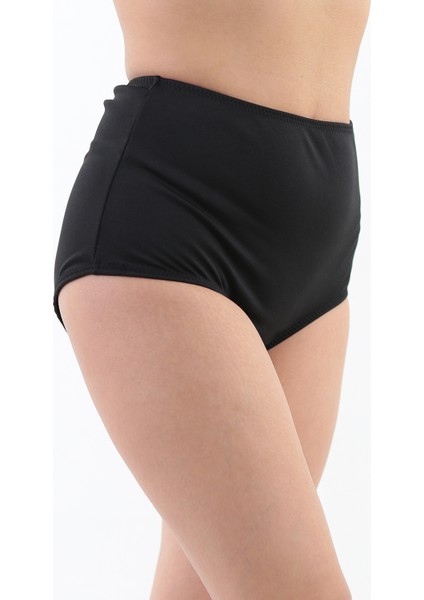 Kadın Büyük Beden Yüksek Bel Toparlayıcı Likralı Kumaş Bikini Altı fırsatları