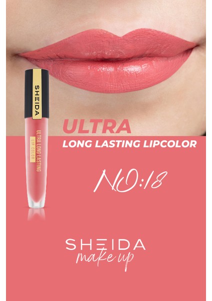 Ultra Long Lastıng Lıpcolor (Likit Ruj) No:18