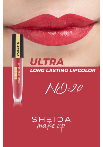 Ultra Long Lastıng Lıpcolor (Likit Ruj) No:20