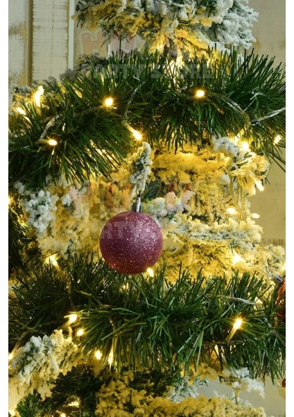 5 Metre Işıklı Yeşil Çam Dalı Şerit Garland Yılbaşı Yeni Yıl Ağacı Gürleştirici Dekor Günışığı Ledl fırsatları