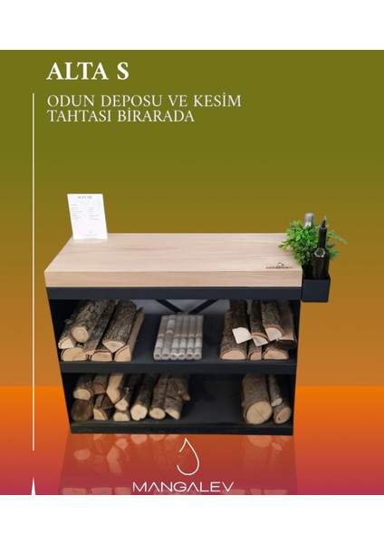 Mangalev Alta S Odunluk & Kesim Tahtası