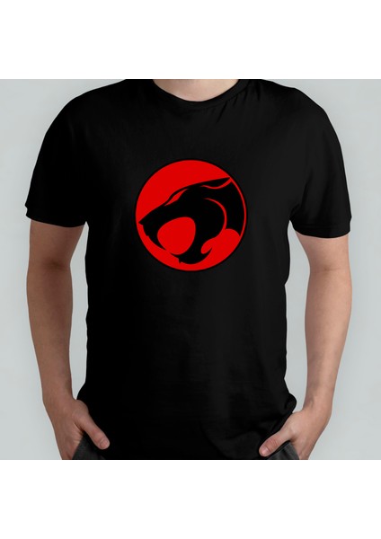 Thundercats %100 Pamuklu Bisiklet Yaka T-Shirt Model 2