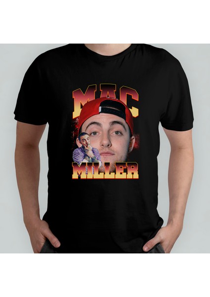 Mac Miller %100 Pamuklu Bisiklet Yaka T-Shirt Model 1