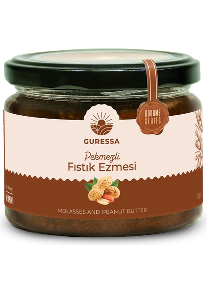 Pekmezli Fıstık Ezmesi 390 Gr Doğal Ev Yapımı