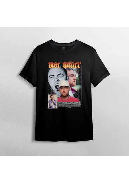 Mac Miller %100 Pamuklu Bisiklet Yaka T-Shirt Model 3