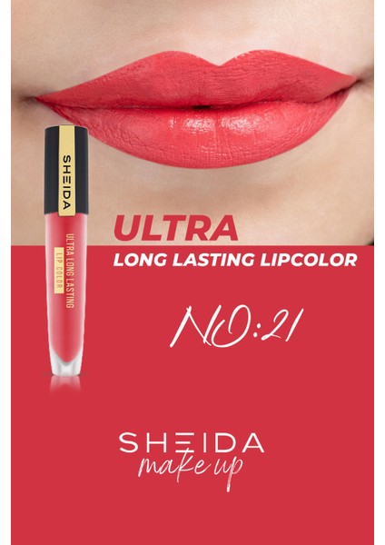 Ultra Long Lastıng Lıpcolor (Likit Ruj) No:21