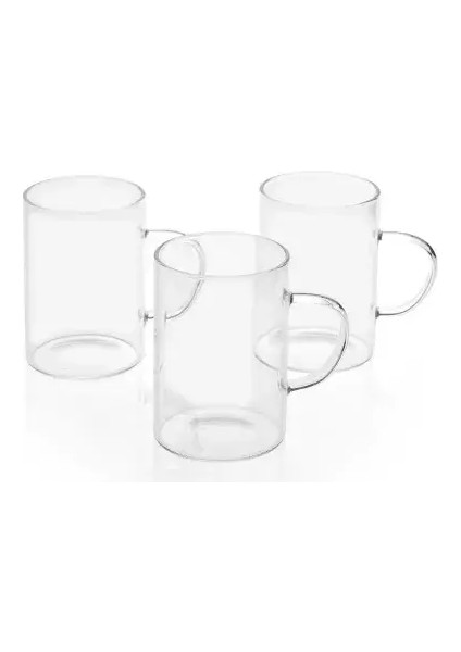 Decohandy 3'lü Cam Kupa 200 ml