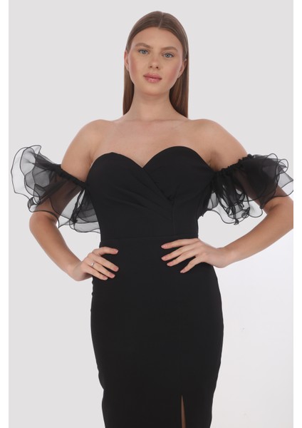 Straptez Midi Boy Class Elbise modelleri