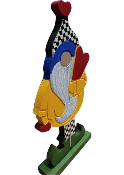 Noel Baba Gnome Ahşap Dekor - Yılbaşı, Noel, Özel Etkinlik