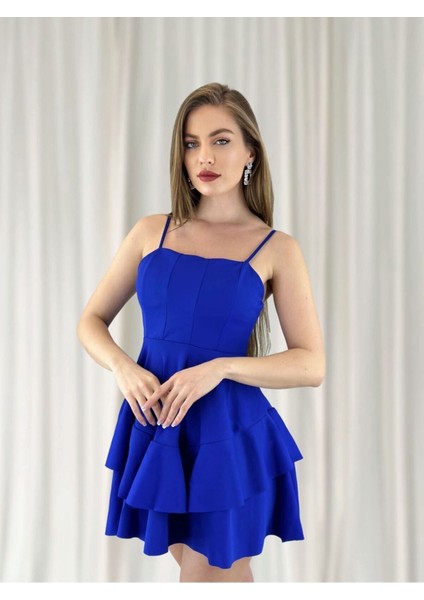 Prenses Model Askılı Elbise