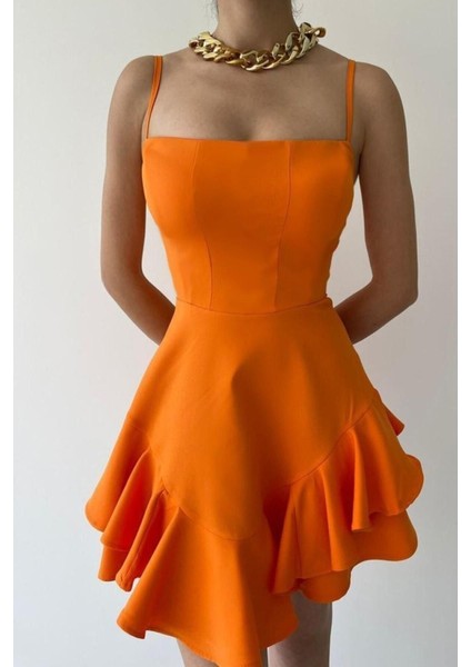 Prenses Model Askılı Elbise