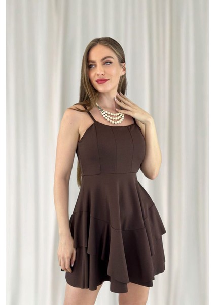 Prenses Model Askılı Elbise