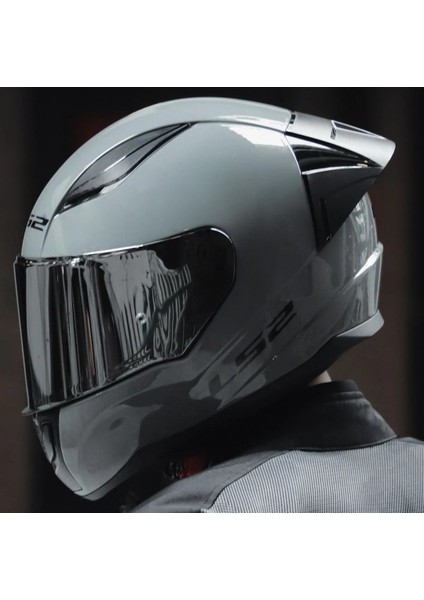 Rapıd 2 Race Nardo Gri Fullface Motosiklet Kaskı Gri Camlı indirimleri