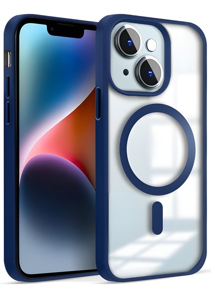 Apple iPhone 13 - 14 - 15 Kılıf Magsafe Wireless Şarj Özellikli Tam Koruma Renkli Sert Silikon Ege Kapak fiyatları