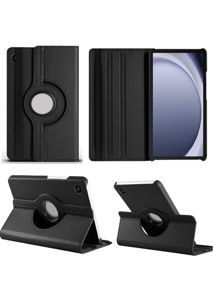 Samsung Galaxy Tab A9 8.7 Inç SM-X110 Uyumlu Kılıf Dönebilen Standlı Pu Deri Renkli Koruyucu Kapak modelleri