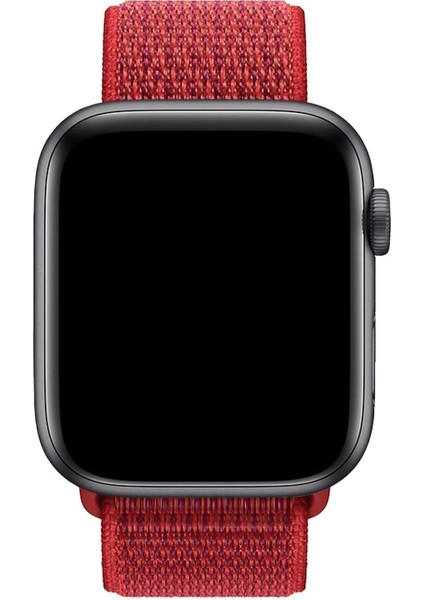 Apple Watch Seri 1/2/3/4/5/6/7/8/SE/Ultra 38mm 40mm 41mm 42mm 44mm 45mm 49mm Kordon Kayış Bileklik Naylon Örgü Hasır Cırt Cırtlı Kaliteli Silikon