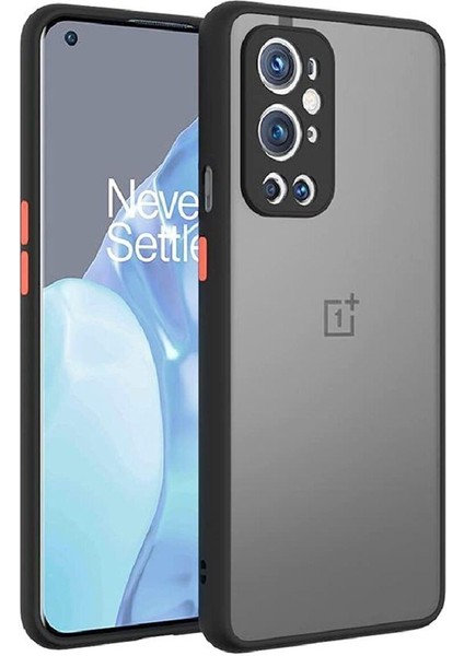 Oneplus 9 Pro Kılıf Mat Parmak Izi Yapmaz Kamera Korumalı Renkli Tuşlu Sert Silikon