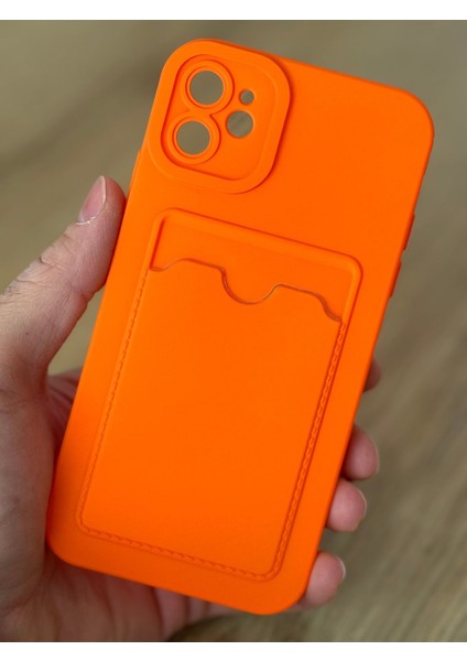 Apple iPhone 12 Kılıf Kamera Lens Korumalı Kartlıklı Cüzdanlı Yumuşak Silikon Kapak modelleri
