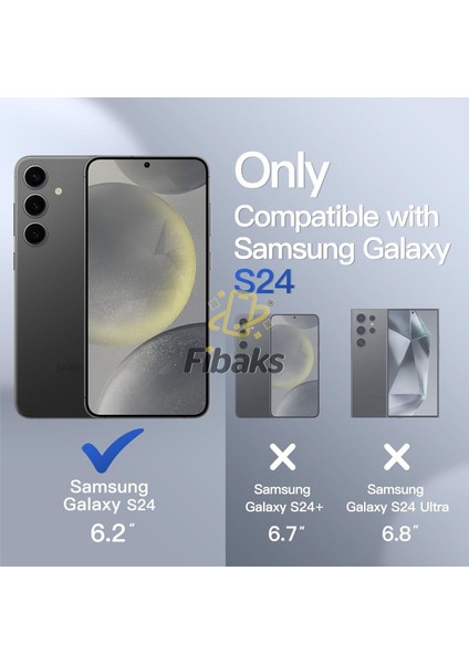 Samsung Galaxy S24 Kılıf Kamera Korumalı Sürgülü Yüzüklü Armor Military Tank Koruyucu Kapak