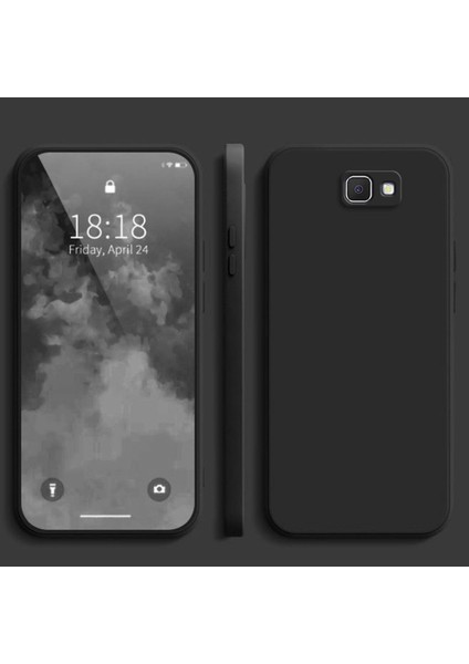 Samsung Galaxy J7 Prime Kılıf Yumuşak Dokulu Silikon Kapak