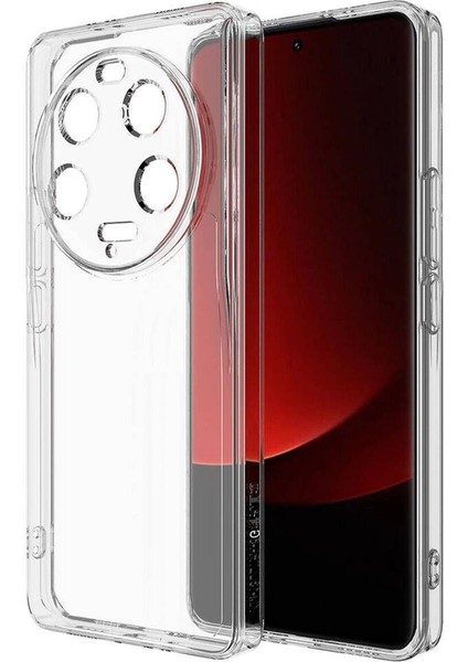 Xiaomi Mi 13 Ultra Kılıf Kamera Korumalı Renksiz Şeffaf Esnek Silikon Kapak