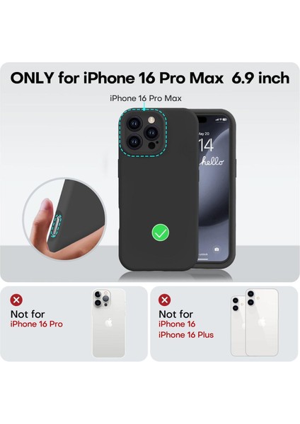 Apple iPhone 16 Pro Max Kılıf Kadife Lansman Soft Yumuşak Liquid Silikon Kamera Korumalı Kapak